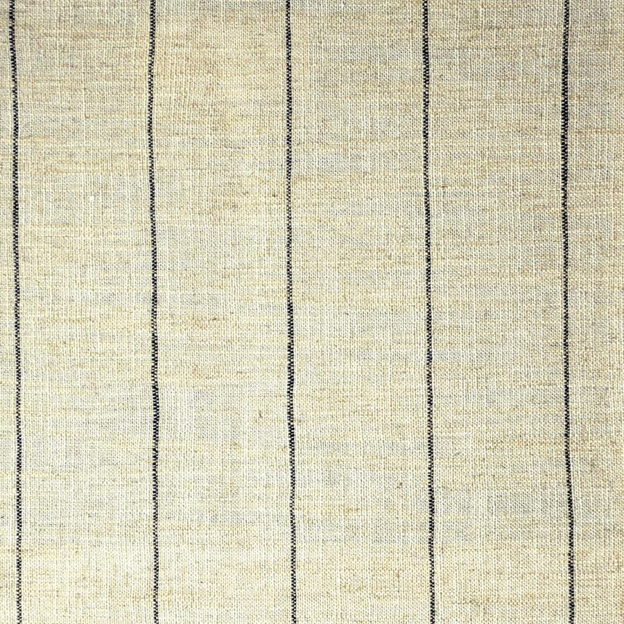 Airstrip # 559 Caviar by Maxwell Fabric Stripes & Checks 65% POLYESTER/20% ACRYLIC 15% LINEN CHINA V3" 57" - Fabric Carolina -