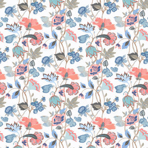 Aquarius 2 Coral by Aoc Fabric