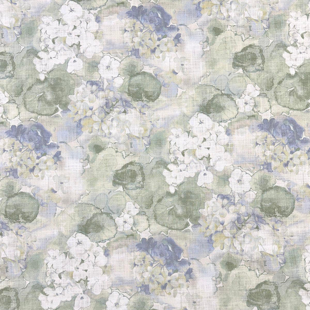 Aquarelle Celadon by Magnolia Fabric - 100% Cotton Pakistan 51,000 WYZ Horizontal: 13.5 and Vertical: 25.25 54 - Fabric Carolina -