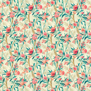 Arbor 1 Peacock by Stout Fabric