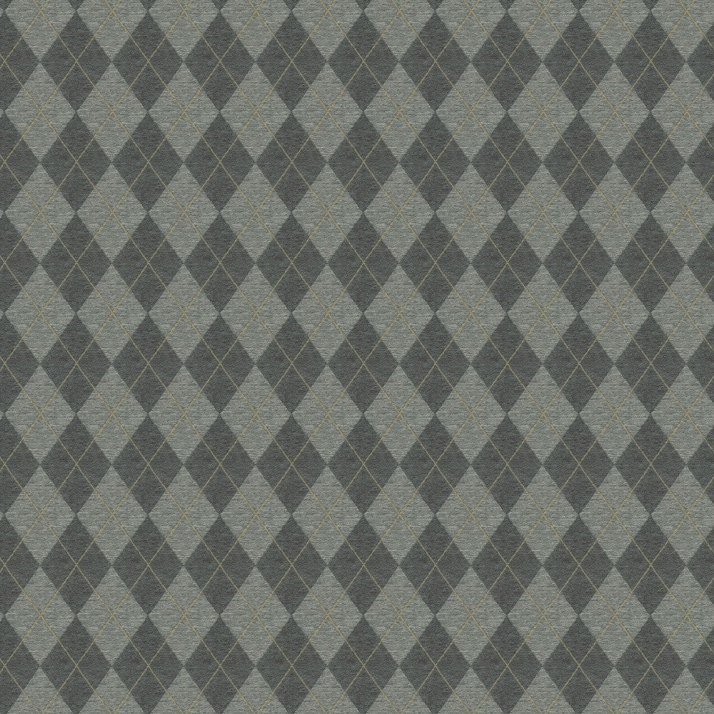Argyle 1 Slate by Stout Fabric Rainbow Library Smoke/Charcoal 100% Polyester CHINA FLAME RETARDANT-U.F.A.C. CLASS 1 (OR A) CATB 117-2013 WYZENBEEK 39 000 DOUBLE RUB WEAR TEST (HEAVY DUTY) Horizontal: 1.625 and Vertical: 2.5 55 in - Fabric Carolina -
