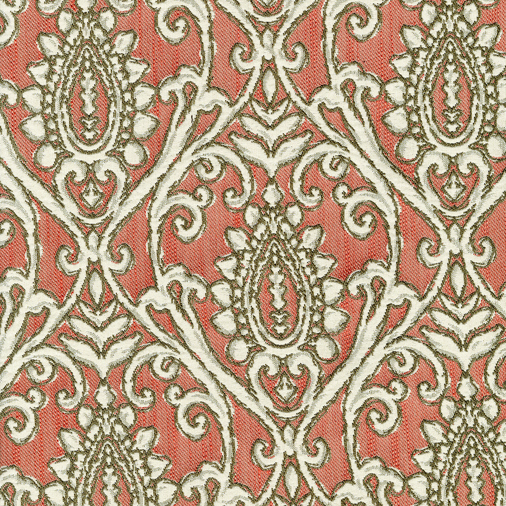 Aster 105 Coral by ABBEYSHEA Fabric N/A 100% Polyester China 40,000 Double Rubs </p><p>Repeat: Horizontal: and Vertical: 55" (140 cm) - Fabric Carolina -