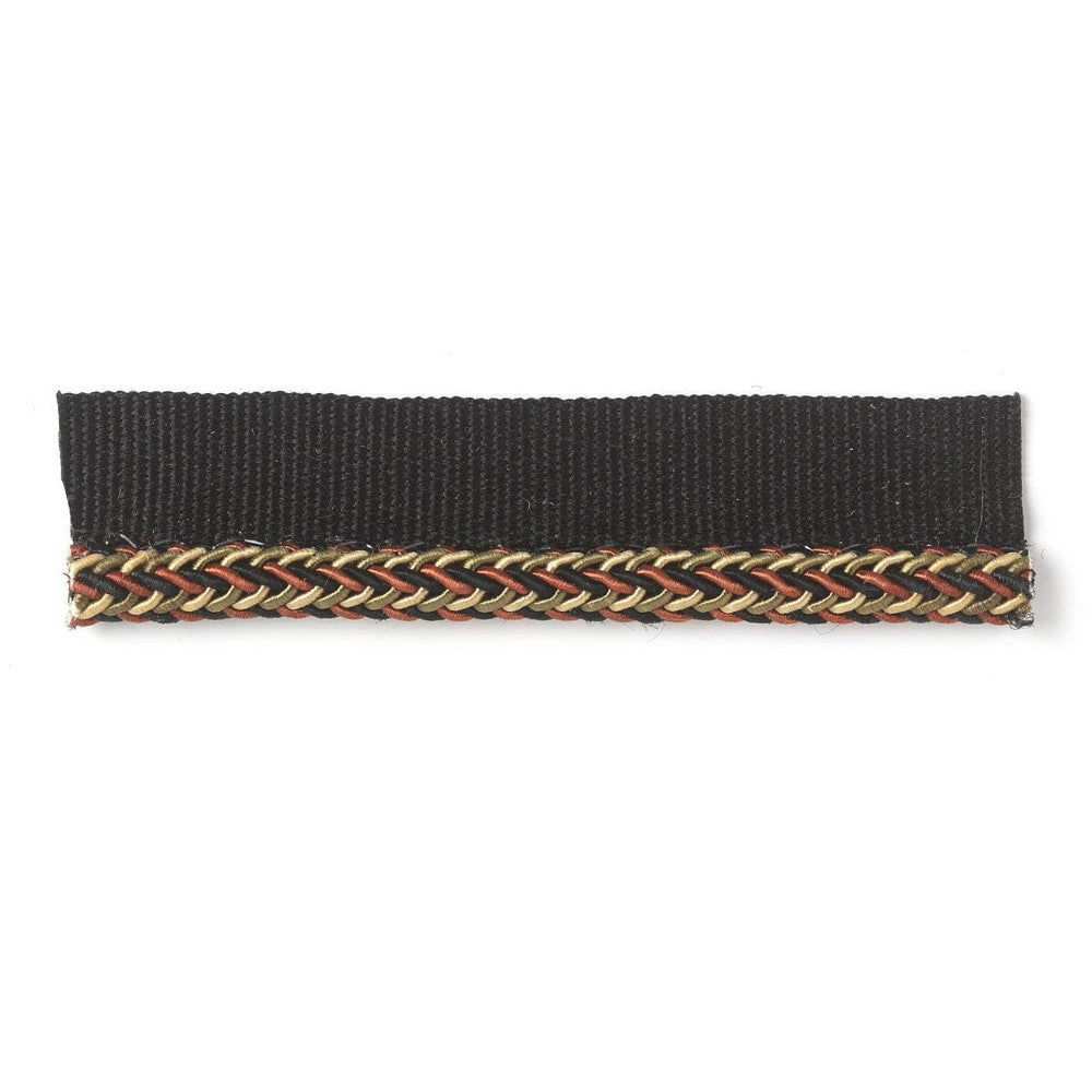 Armstrong 3 Ebony by Stout Designer Trim MYSTIQUE TRIM 52%SVI 41%COT 7%POL CHINA </p><p>Repeat: 0 0.25 in - Swanky Fabrics -