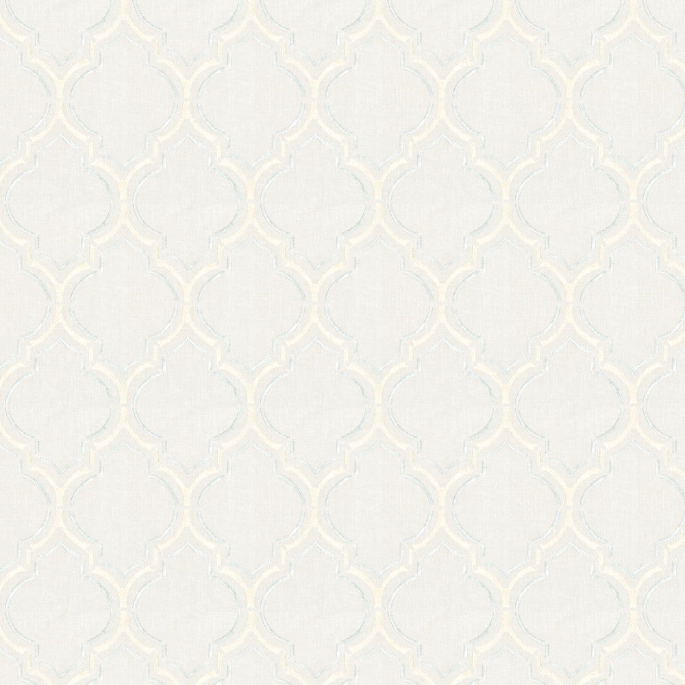 Arrow 1 Frost by Stout Designer Fabric COLOR MY WINDOW CHALK/TAUPE 100%COT %PEMB INDIA Horizontal: 5.000 and Vertical: 8.000 50 in - Swanky Fabrics -