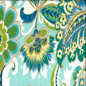 Arson Lagoon by Norbar Fabric 100% COTTON UAE 16 1/2"V 15"H 54 - Fabric Carolina -