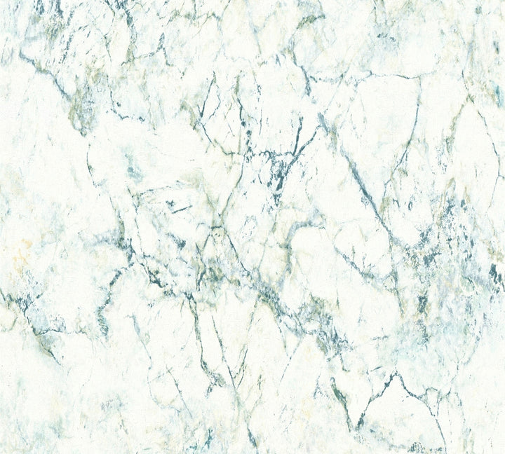 Makrana Moss Marble Wallpaper by AS Creation AS Creation Covers about 57.5 square feet 20.9-in by 33-ft long roll Unpasted 25.2 - Fabric Carolina -