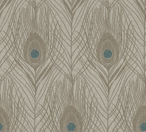 Prosperity Bronze Feather Wallpaper by AS Creation