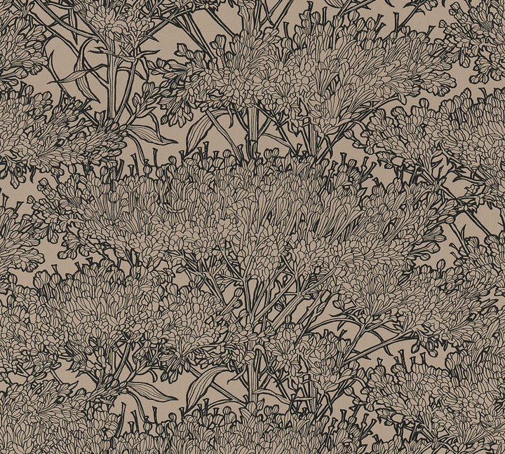 Hornbeam Brown Tree Wallpaper by AS Creation AS Creation Covers about 57.5 square feet 20.9-in by 33-ft long roll Unpasted 25.2 - Fabric Carolina -