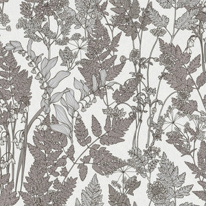 Ayla Light Grey Wildflowers Wallpaper by AS Creation