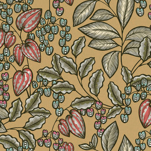 Leif Mustard Vine Trail Wallpaper by AS Creation