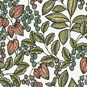 Leif White Vine Trail Wallpaper by AS Creation