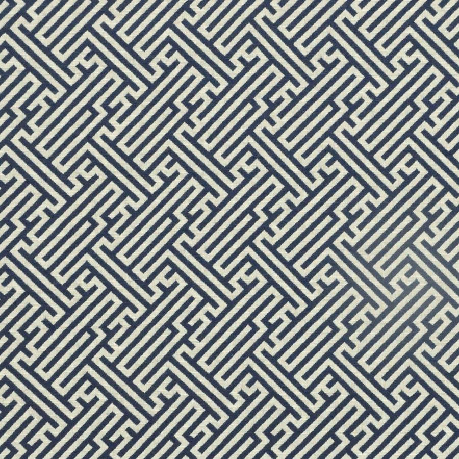 Alton # 658 Waterway by Maxwell Fabric Home & Garden-Act Vi 100% OUTDURA SOLUTION-DYED ACRYLIC USA V-3.4"H-4.7" 54" - Fabric Carolina -