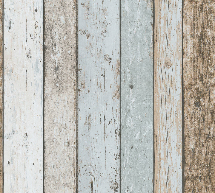Chapin Blue Beachwood Wallpaper by AS Creation AS Creation Covers about 57.5 square feet 20.9-in by 33-ft long roll Unpasted 0 - Fabric Carolina -