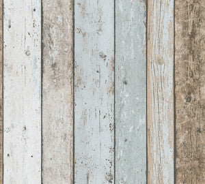 Chapin Blue Beachwood Wallpaper by AS Creation
