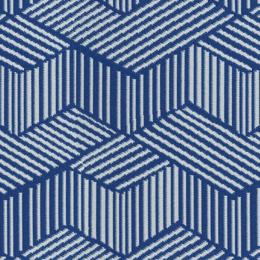 Alongshore # 634 River by Maxwell Fabric Home & Garden-Act Viii 100% SOLUTION DYED POLYOLEFIN INDIA V-7.6" H-6.85" 55.5" - Fabric Carolina -