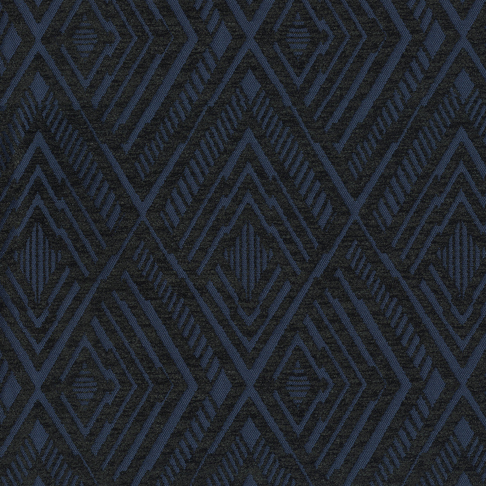 Escalate 308 Midnight by Endurepel Designer Fabric N/A 100% Polyester China 75,000 Double Rubs </p><p>Repeat: Horizontal: 9.8" (25.0 cm) Across the Roll and Vertical: 8.2" (21.0 cm) Up the Roll 57" (144 cm) - Swanky Fabrics -