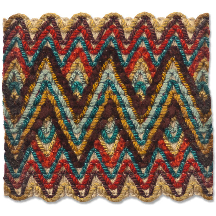 Asina 4 Jewel by Stout Designer Trim NEW WORLD TAPES & BORDERS 94%SVI 6%NYL CHINA FLAME RETARDANT-CA BULLETIN 117-SECTION E FLAME RETARDANT-N.F.P.A. 260A CLASS 1 WYZENBEEK 30 000 DOUBLE RUB WEAR TEST (HEAVY DUTY) Horizontal: 1.125 and Vertical: 0.000 3.25 in - Swanky Fabrics -