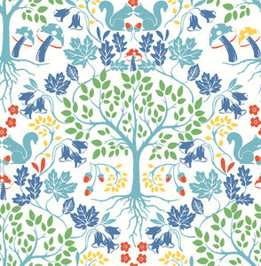 Leo White Tree Wallpaper by A-Street Prints