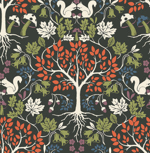 Leo Black Tree Wallpaper by A-Street Prints