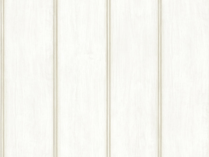 Upstate Beardboard Aged White Wood Wallpaper by A-Street Prints Zio and Sons Covers about 56.4 square feet 20.5-in by 33-ft long roll Unpasted 15.75 - Fabric Carolina -