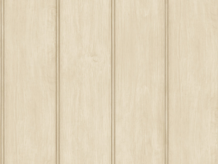 Upstate Neutral Wood Wallpaper by A-Street Prints Zio and Sons Covers about 56.4 square feet 20.5-in by 33-ft long roll Unpasted 15.75 - Fabric Carolina -