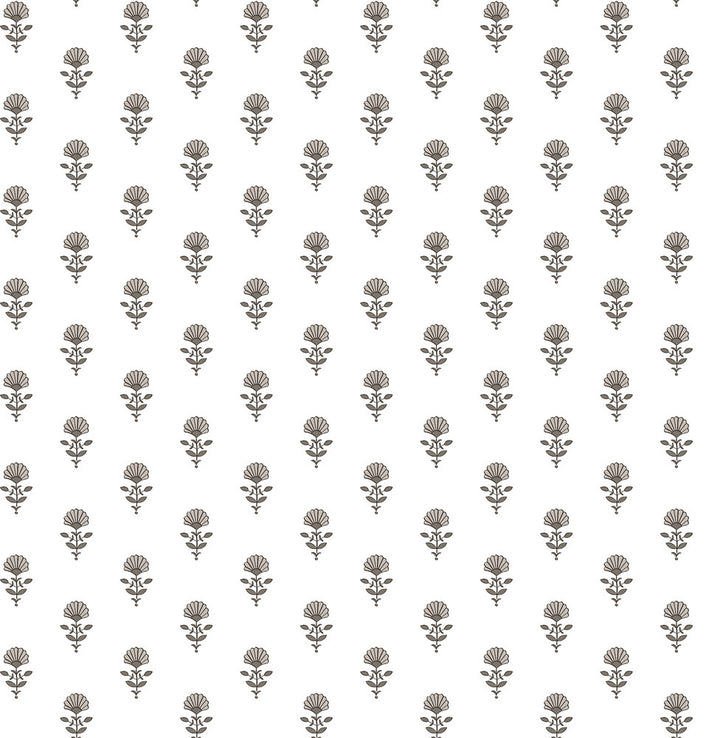 Libby Stone Mini Floral Wallpaper by A-Street Prints Erin Gates Covers about 56.4 square feet 20.5-in by 33-ft long roll Unpasted 21 - Fabric Carolina -