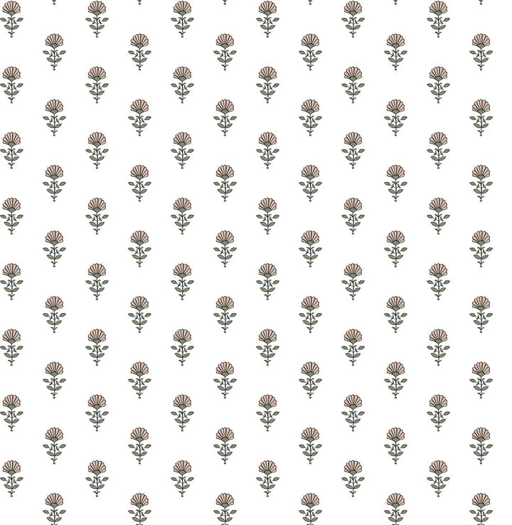 Libby Petal Mini Floral Wallpaper by A-Street Prints Erin Gates Covers about 56.4 square feet 20.5-in by 33-ft long roll Unpasted 21 - Fabric Carolina -
