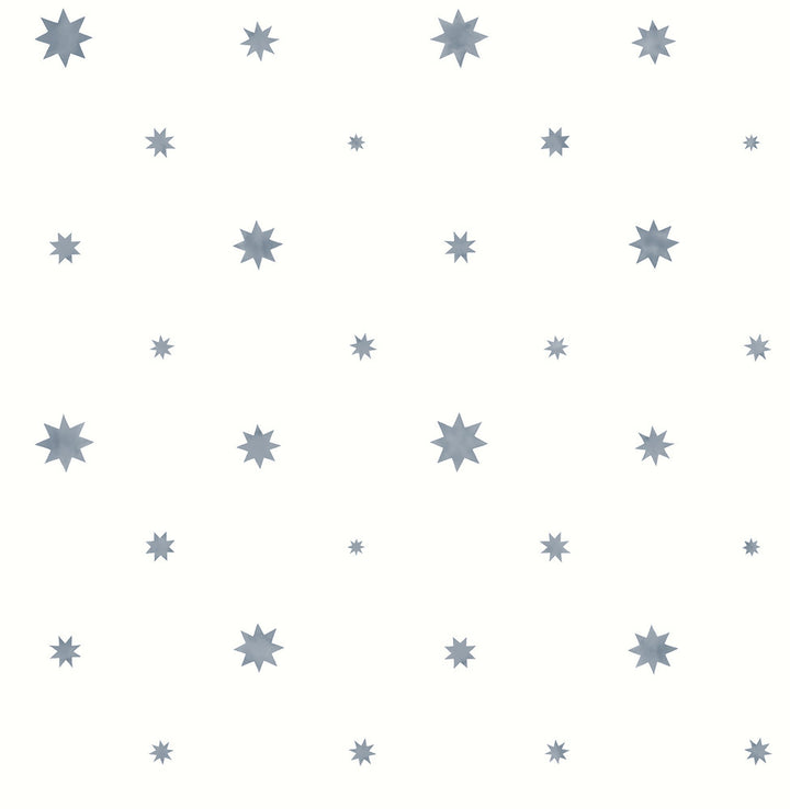 Henry Blue Starburst Wallpaper by A-Street Prints Erin Gates Covers about 56.4 square feet 20.5-in by 33-ft long roll Unpasted 21 - Fabric Carolina -