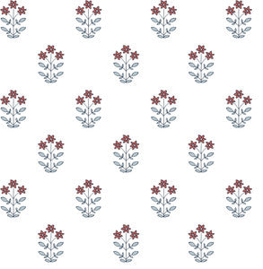 Kit Red Floral Wallpaper by A-Street Prints
