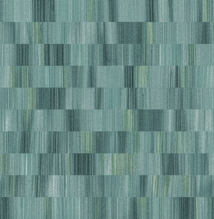 Flicker Teal Horizontal Textured Stripe Wallpaper by A-Street Prints Sarah + Ruby Covers about 56.4 square feet 20.5-in by 33-ft long roll Unpasted 21 - Fabric Carolina -