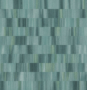 Flicker Teal Horizontal Textured Stripe Wallpaper by A-Street Prints