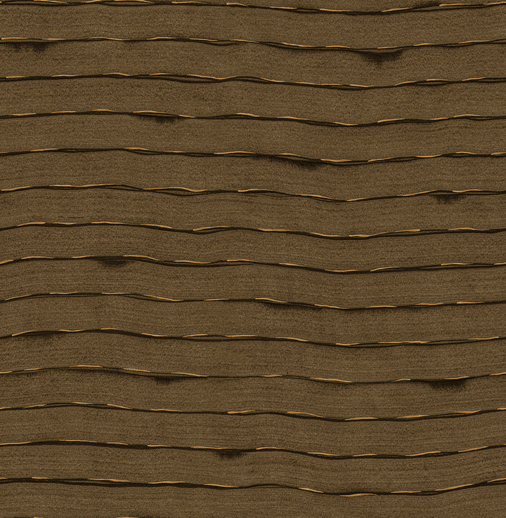 Naia Brown Horizontal Wavy Lines Wallpaper by A-Street Prints Sarah + Ruby Covers about 56.4 square feet 20.5-in by 33-ft long roll Unpasted 21 - Fabric Carolina -