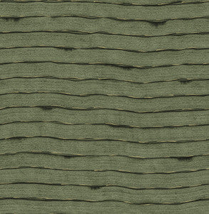 Naia Green Horizontal Wavy Lines Wallpaper by A-Street Prints
