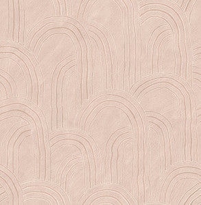 Cabo Pink Rippled Arches Wallpaper by A-Street Prints