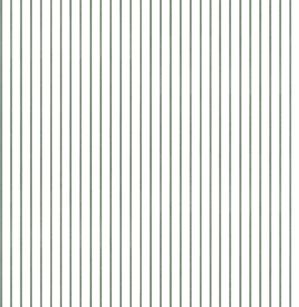 Oliver Green Simple Stripe Wallpaper by A-Street Prints Erin Gates Covers about 56.4 square feet 20.5-in by 33-ft long roll Unpasted 0 - Fabric Carolina -