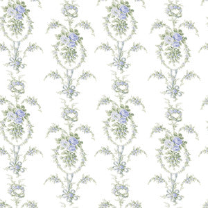 Rose Cheeks Blye Elysees Floral Cluster Wallpaper by A-Street Prints