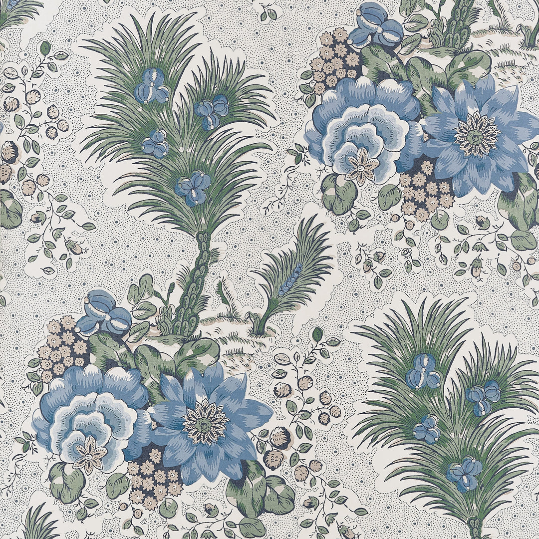 DREXEL HILL - Blue and Green By Anna French Wallpaper