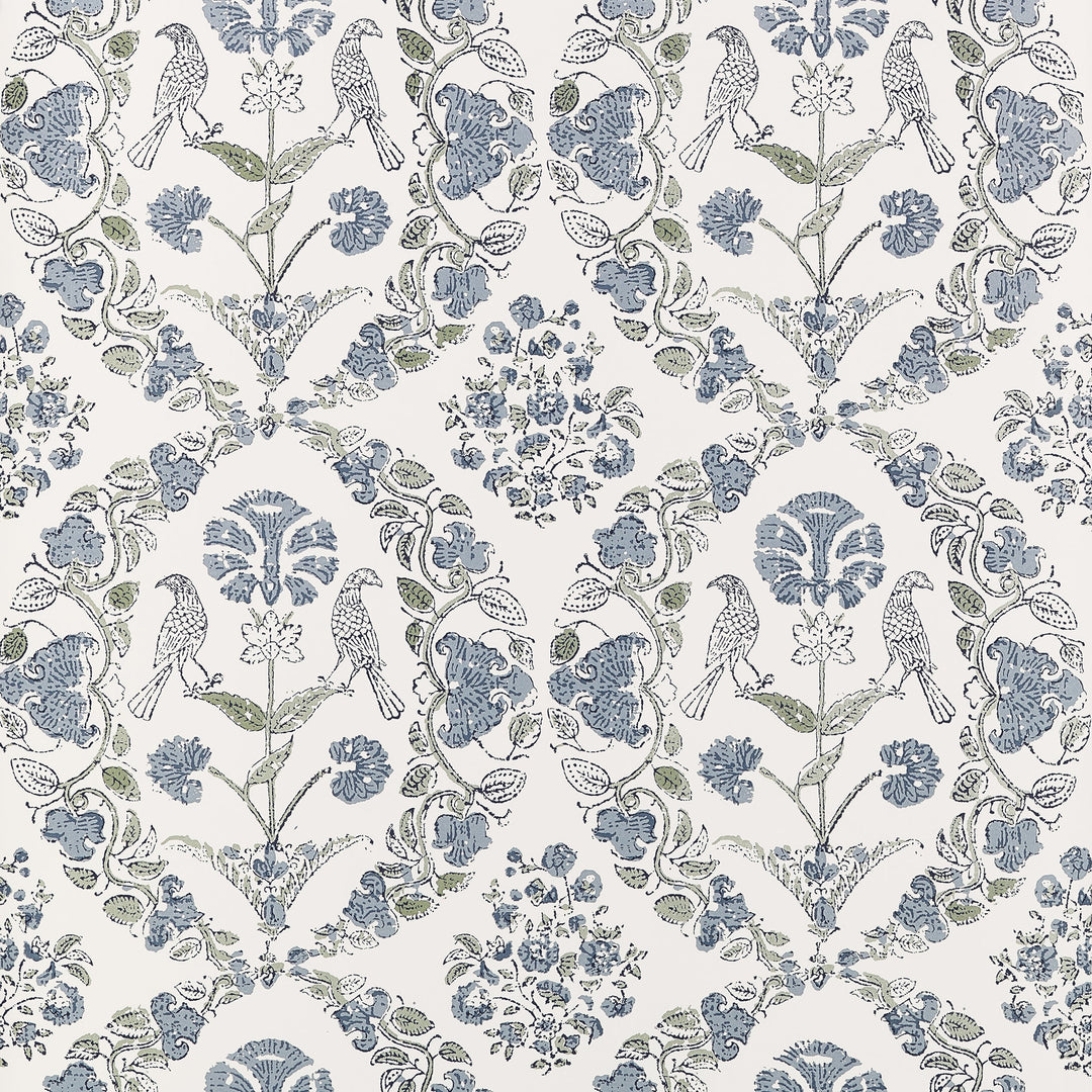 PALOMA - Blue and Green by Anna French Wallpaper