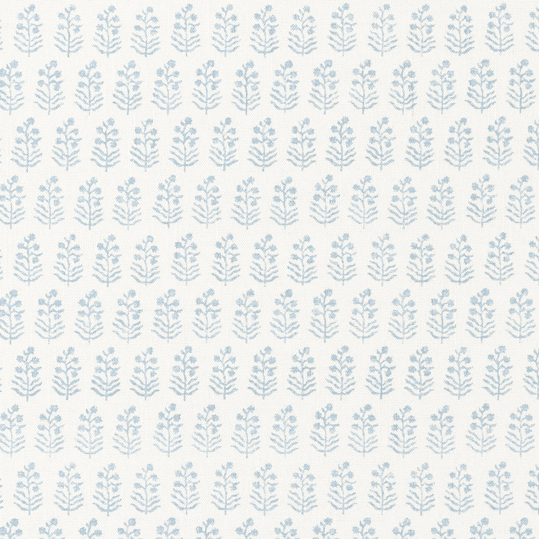 CHLOE - Spa Blue on White by Anna French Wallpaper