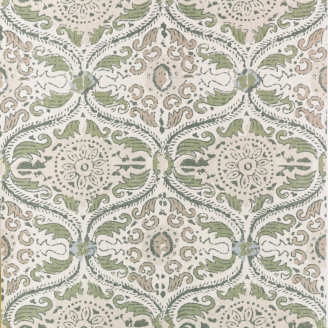 CECILIA - Green and Beige By Anna French Wallpaper