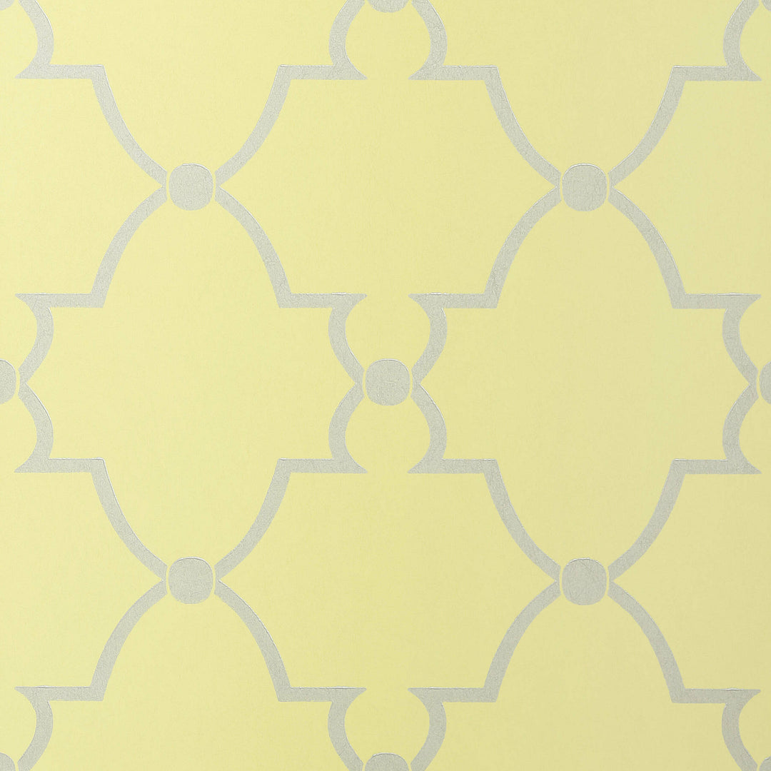 LUCIAN - Metallic on Citron By Anna French Wallpaper
