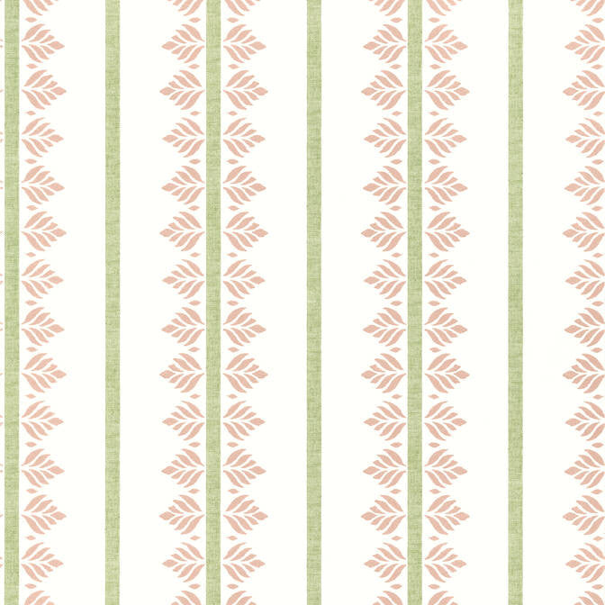 Fern Stripe Pink AT15100 by Anna French Wallpaper Anna French Wallpaper Fern Stripe Pink AT15100Wallpaper Antilles Non Woven Wallpaper UNITED STATES </p><p>Repeat: V: 6.25 27 - Fabric Carolina -