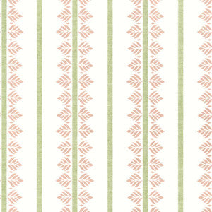 Fern Stripe Pink AT15100 by Anna French Wallpaper