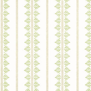 Fern Stripe Green AT15102 by Anna French Wallpaper