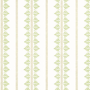 Fern Stripe Green AT15102 by Anna French Wallpaper