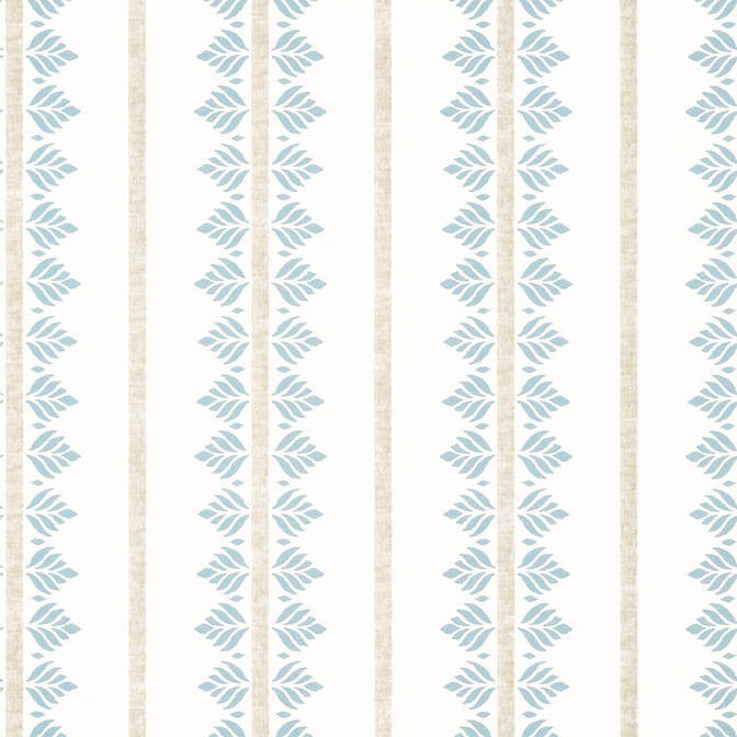 Fern Stripe Spa Blue AT15103 by Anna French Wallpaper Anna French Wallpaper Fern Stripe Spa Blue AT15103Wallpaper Antilles Non Woven Wallpaper UNITED STATES </p><p>Repeat: V: 6.25 27 - Fabric Carolina -