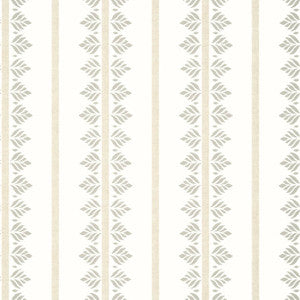 Fern Stripe Beige AT15104 by Anna French Wallpaper
