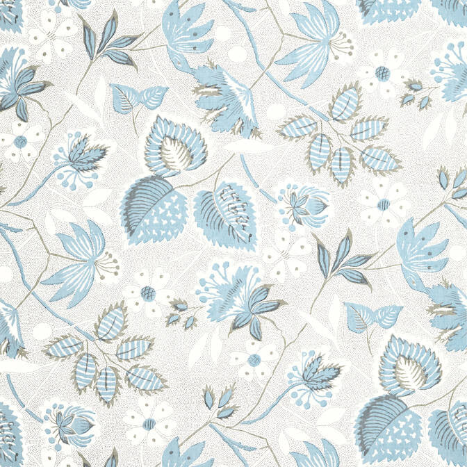 Indienne Hazel Spa Blue AT15114 by Anna French Wallpaper Anna French Wallpaper Indienne Hazel Spa Blue AT15114Wallpaper Antilles Non Woven Wallpaper UNITED STATES </p><p>Repeat: V: 25 27 - Fabric Carolina -