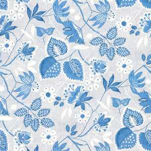 Indienne Hazel Blue AT15116 by Anna French Wallpaper