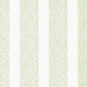 Clipperton Stripe Green AT15125 by Anna French Wallpaper